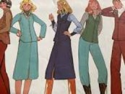 5711 MCCALLS UNLINED JACKET, VEST BACK BELT, SLIT SKIRT, WIDE PANTS PATTERN 10 UNCUT